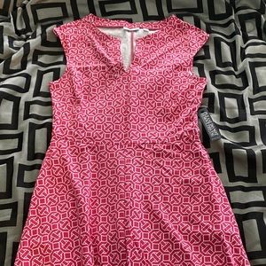 NY&Co. Pink and White dress. Size Small.